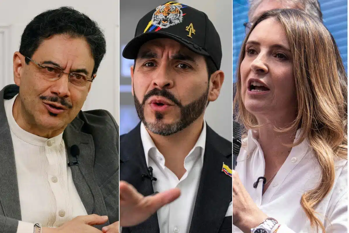 Iván Cepeda, Abelardo de la Espriella y Paloma Valencia