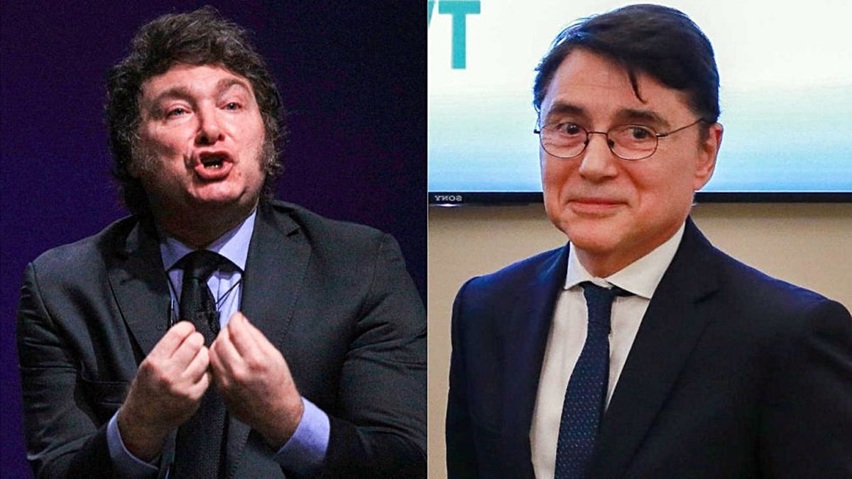 Jorge Fontevecchia y Javier Milei