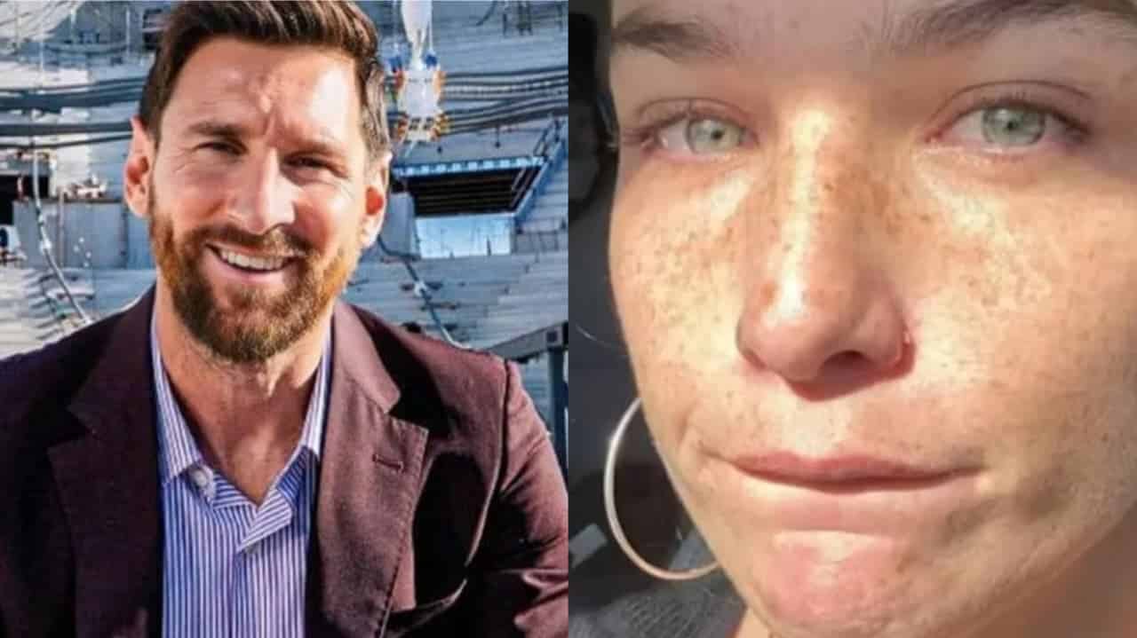 Lionel Messi y Juana Repetto