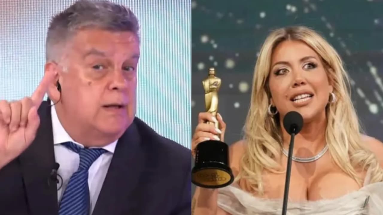 Luis Ventura y Wanda Nara