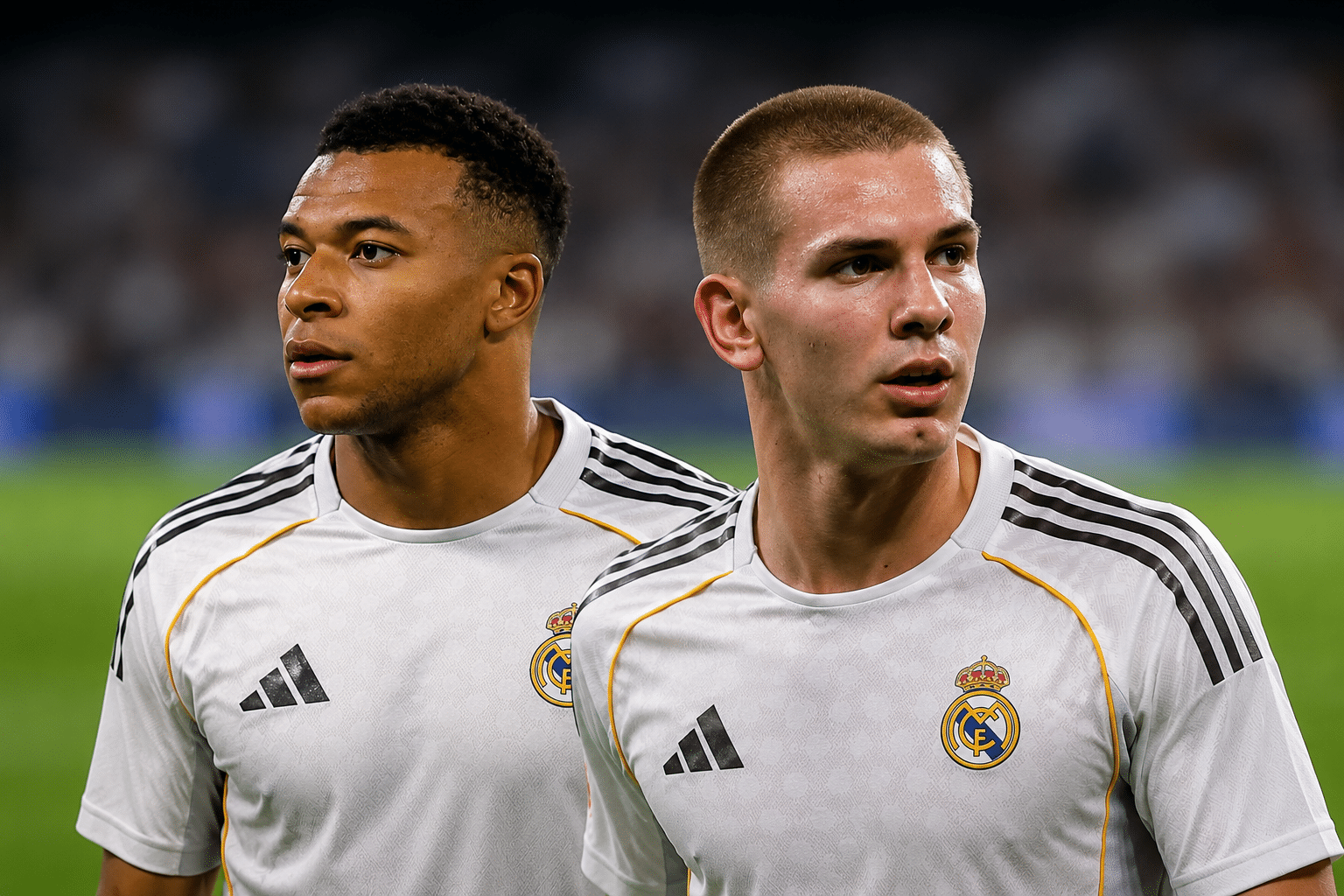 Mbappé y Mastantuono en el Real Madrid