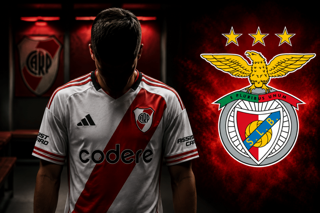 River y Benfica llegarían a un acuerdo histórico y ha sacudón en el mercado: «lo siguen»