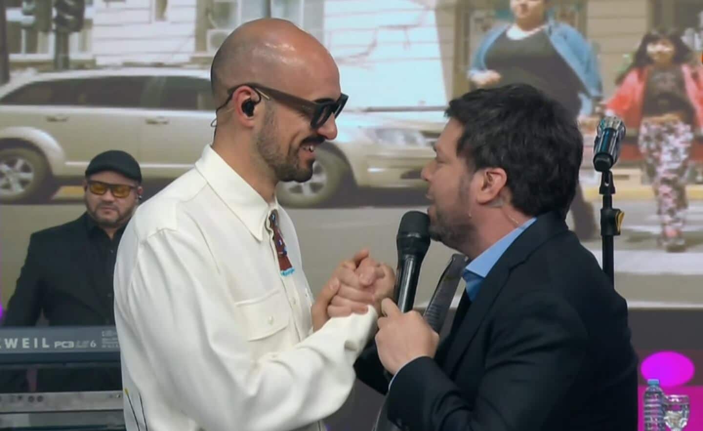 Abel Pintos y Guido Kaczka