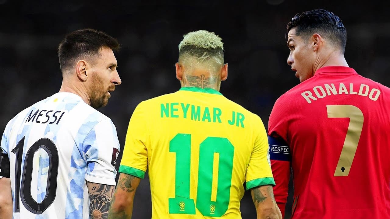 Lionel Messi, Neymar y Cristiano Ronaldo
