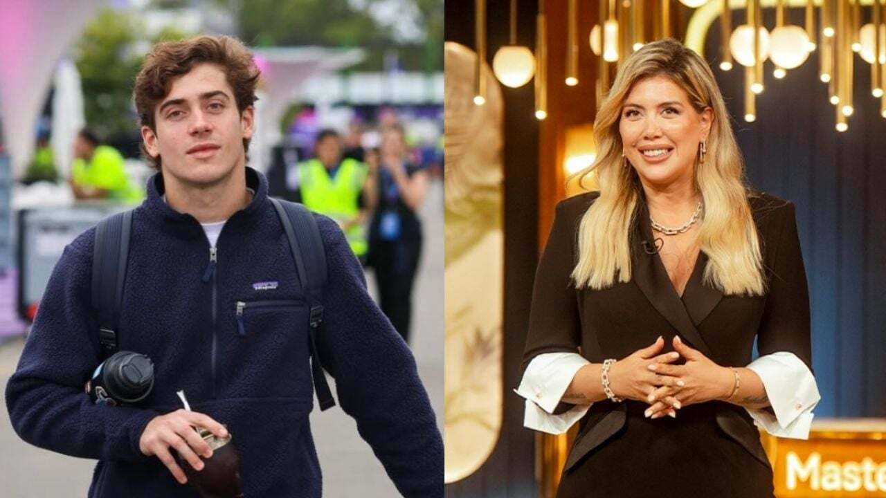 Franco Colapinto y Wanda Nara