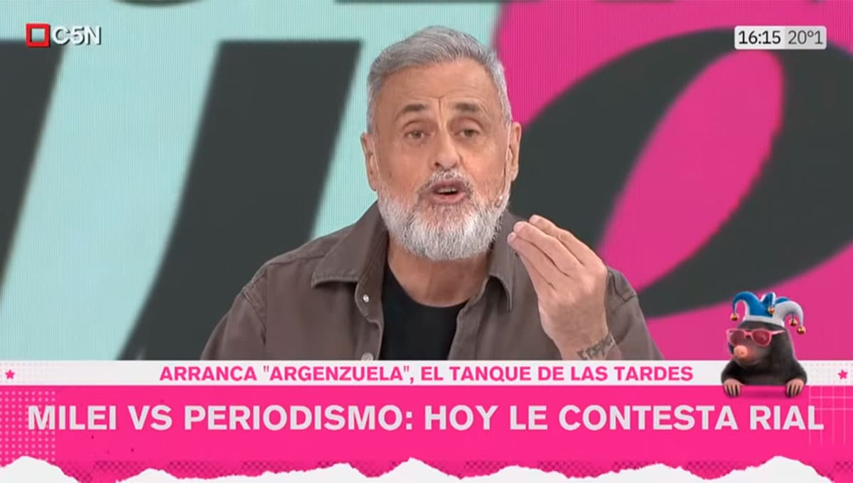 Jorge Rial Javier Milei