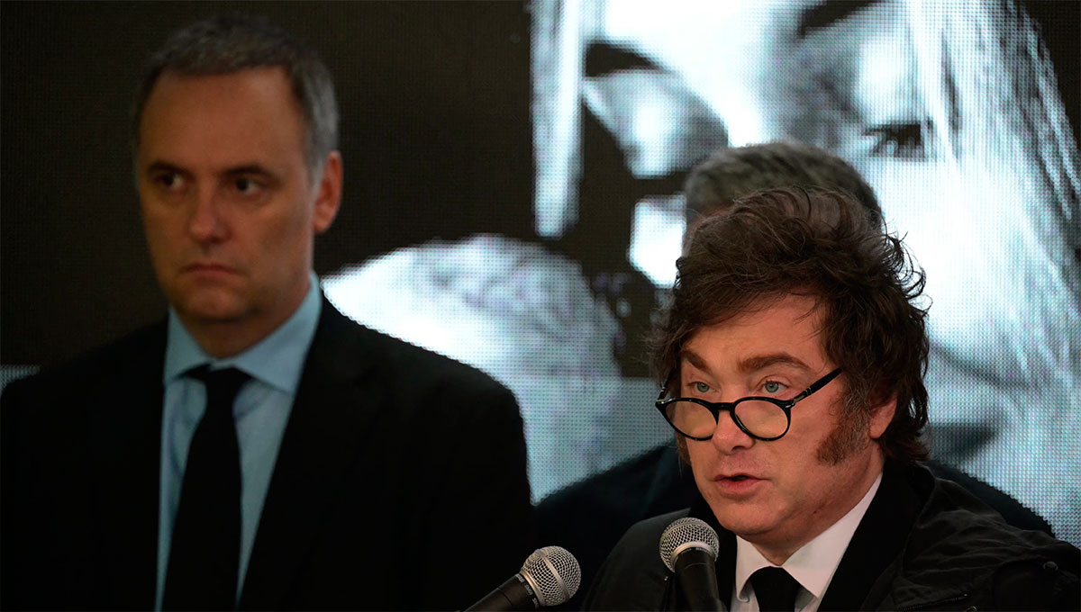Javier Milei Manuel Adorni