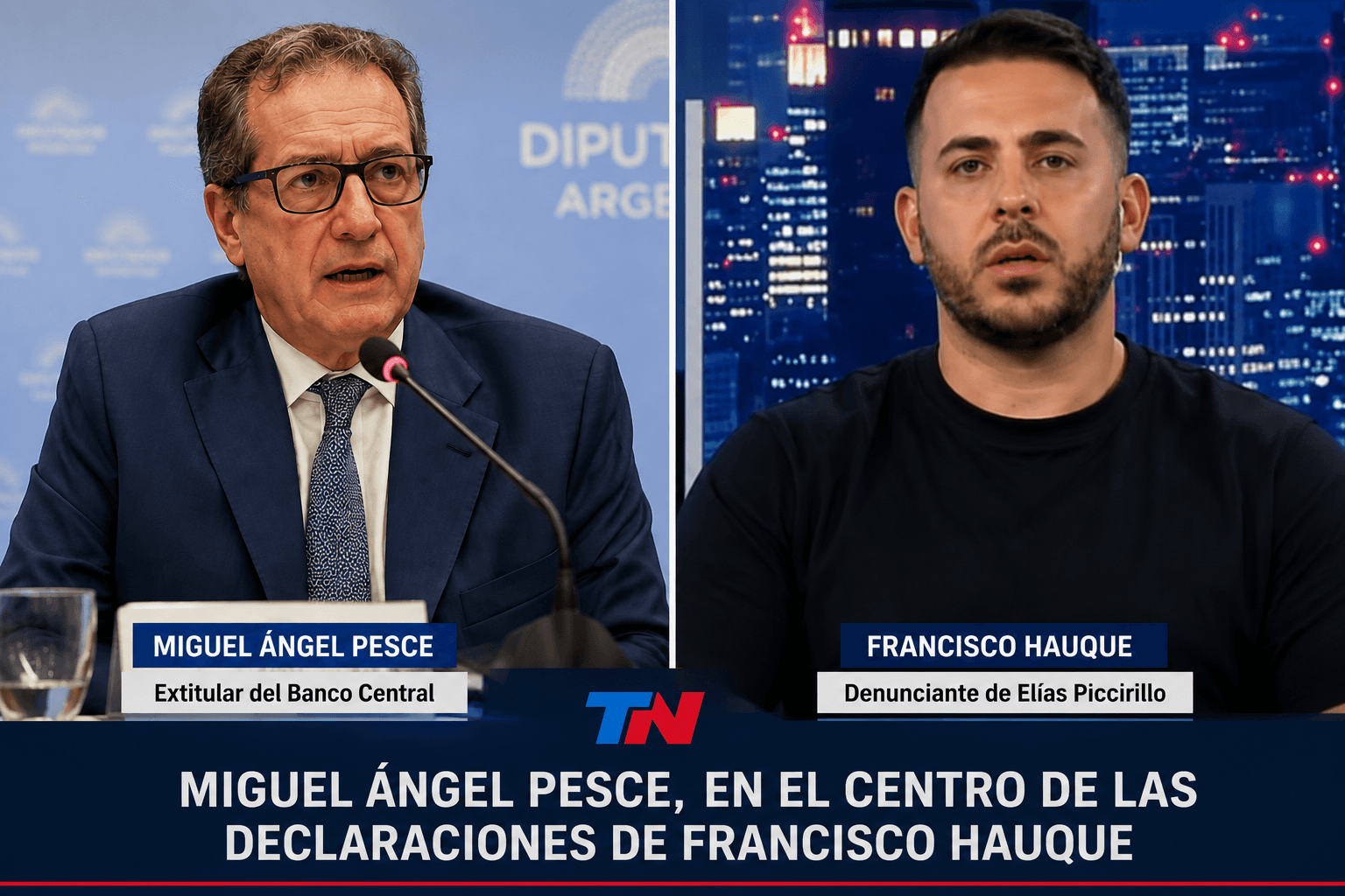 Miguel Ángel Pesce quedó en el centro de las declaraciones de Francisco Hauque