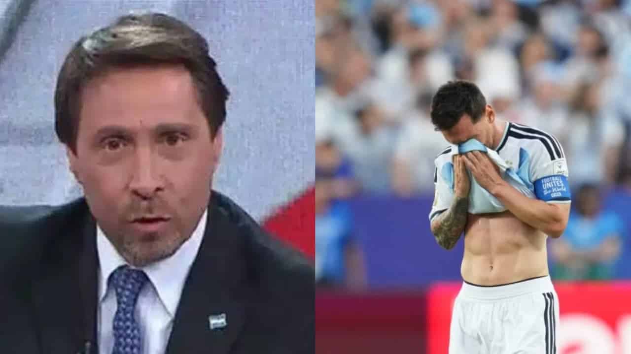 Eduardo Feinmann y Lionel Messi