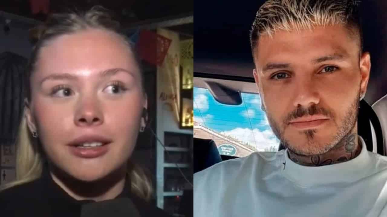 Ekaterina y Mauro Icardi