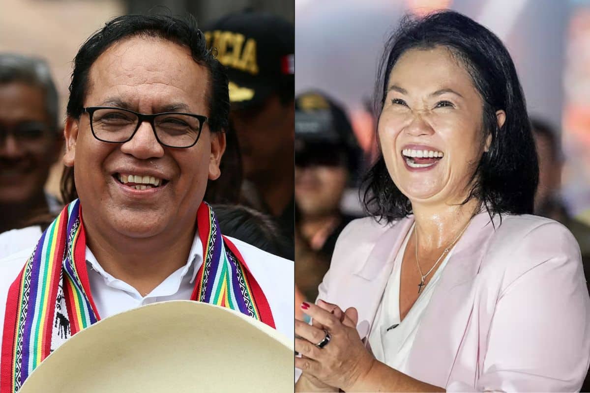 Roberto Sánchez y Keiko Fujimori