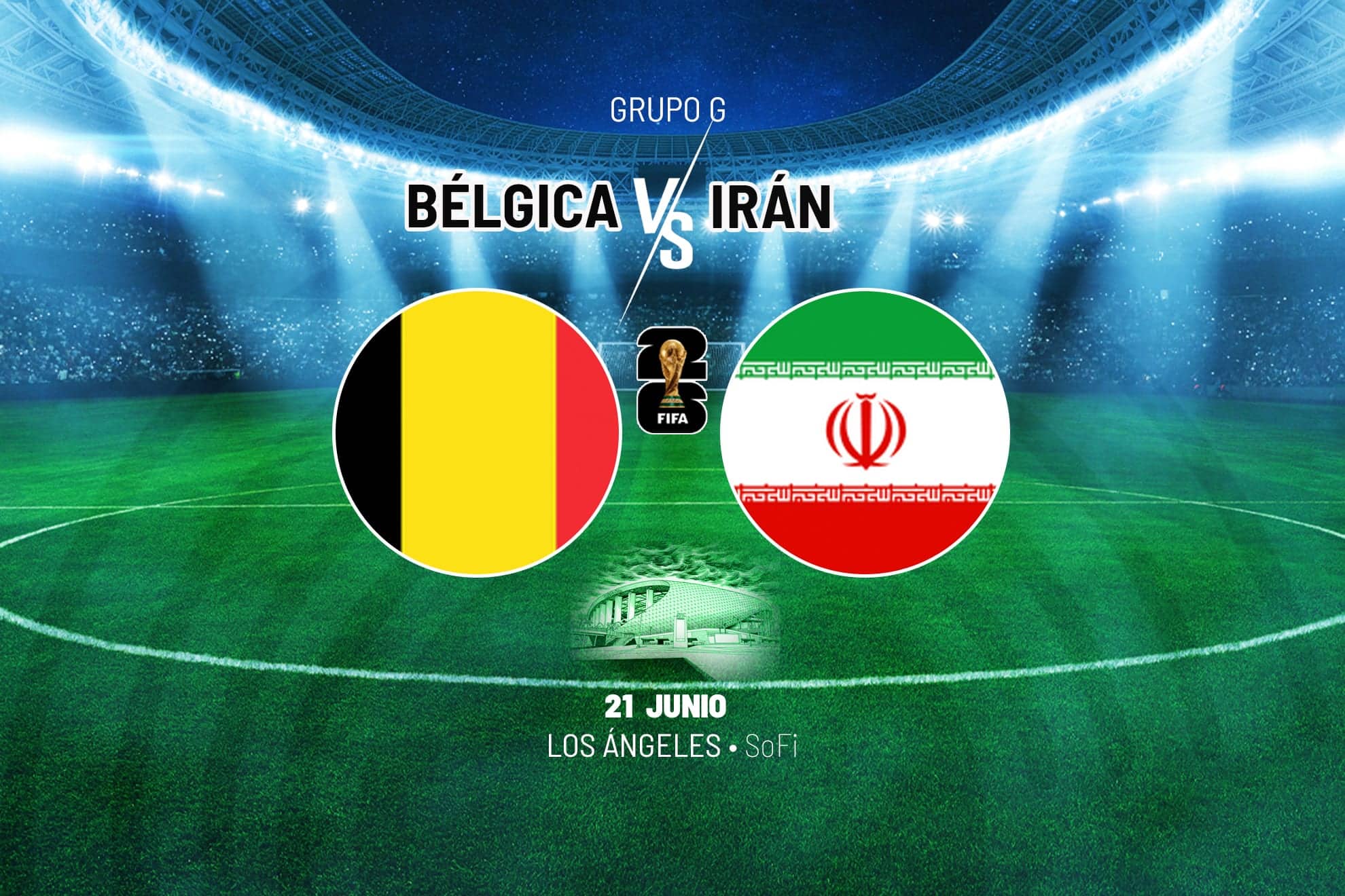 Mundisl 2026 Bélgica Irán
