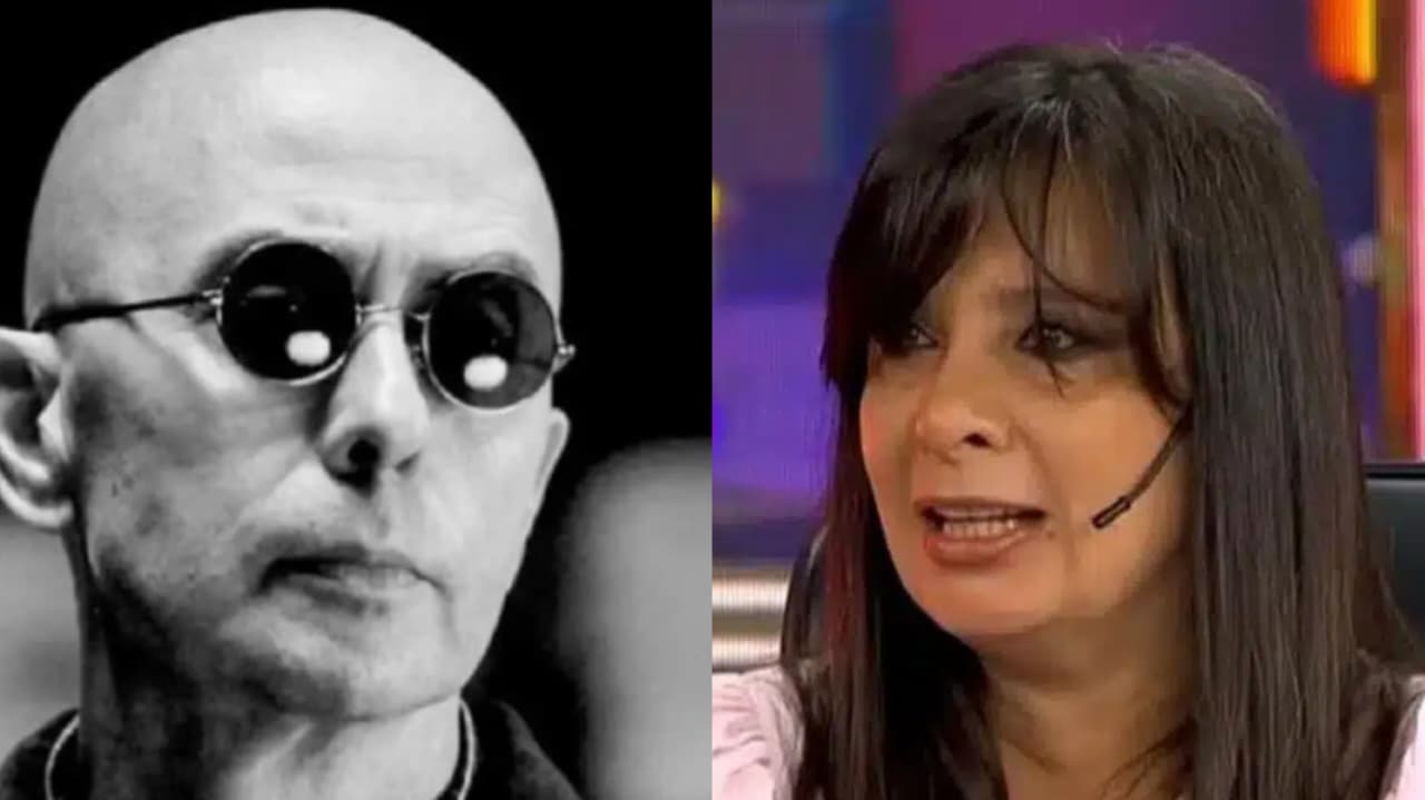 Indio Solari y Edith Hermida