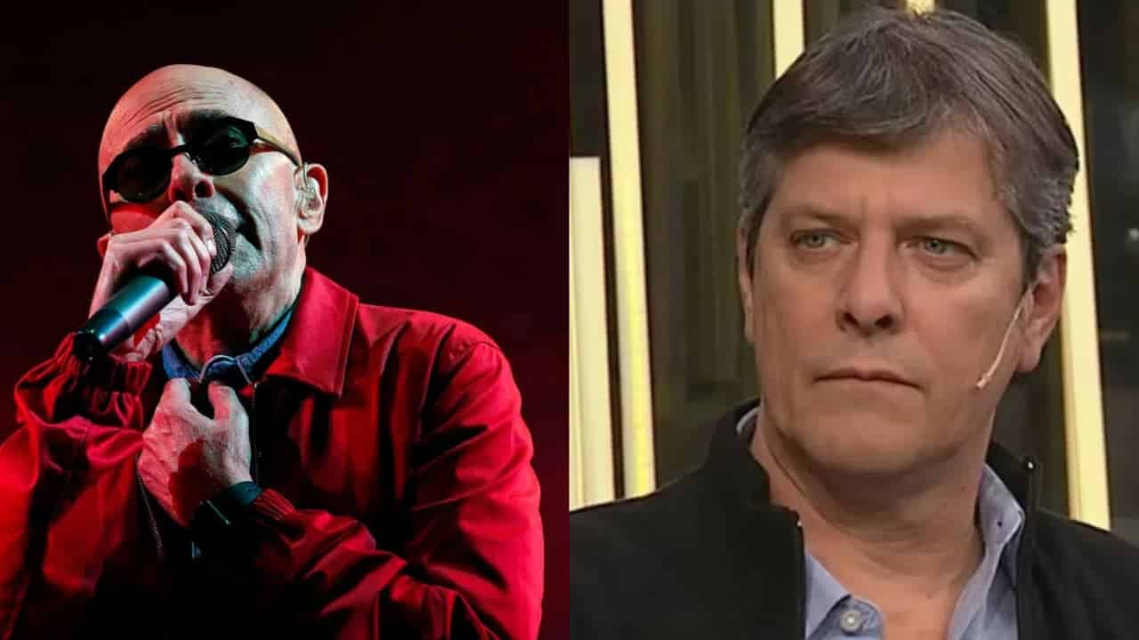Indio Solari y Mario Pergolini