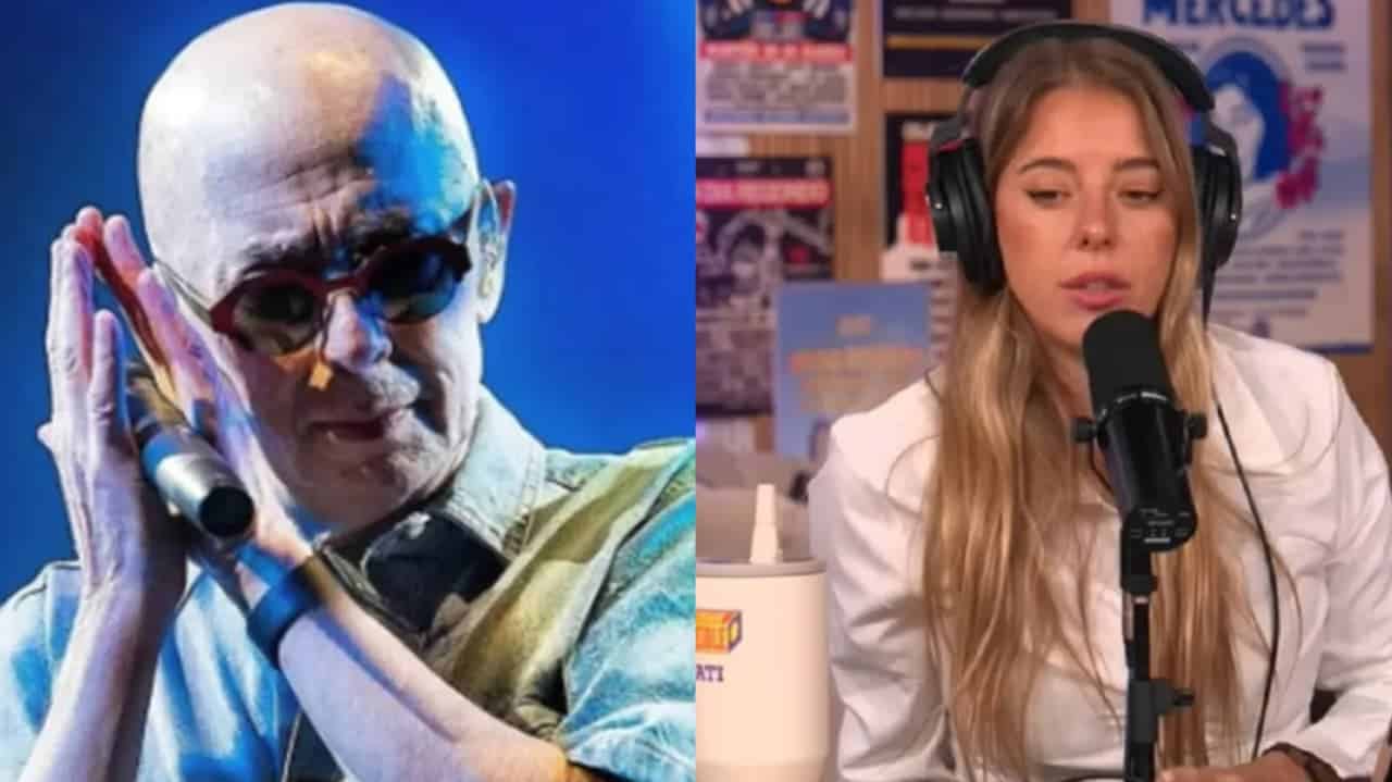 Indio Solari y Nati Jota