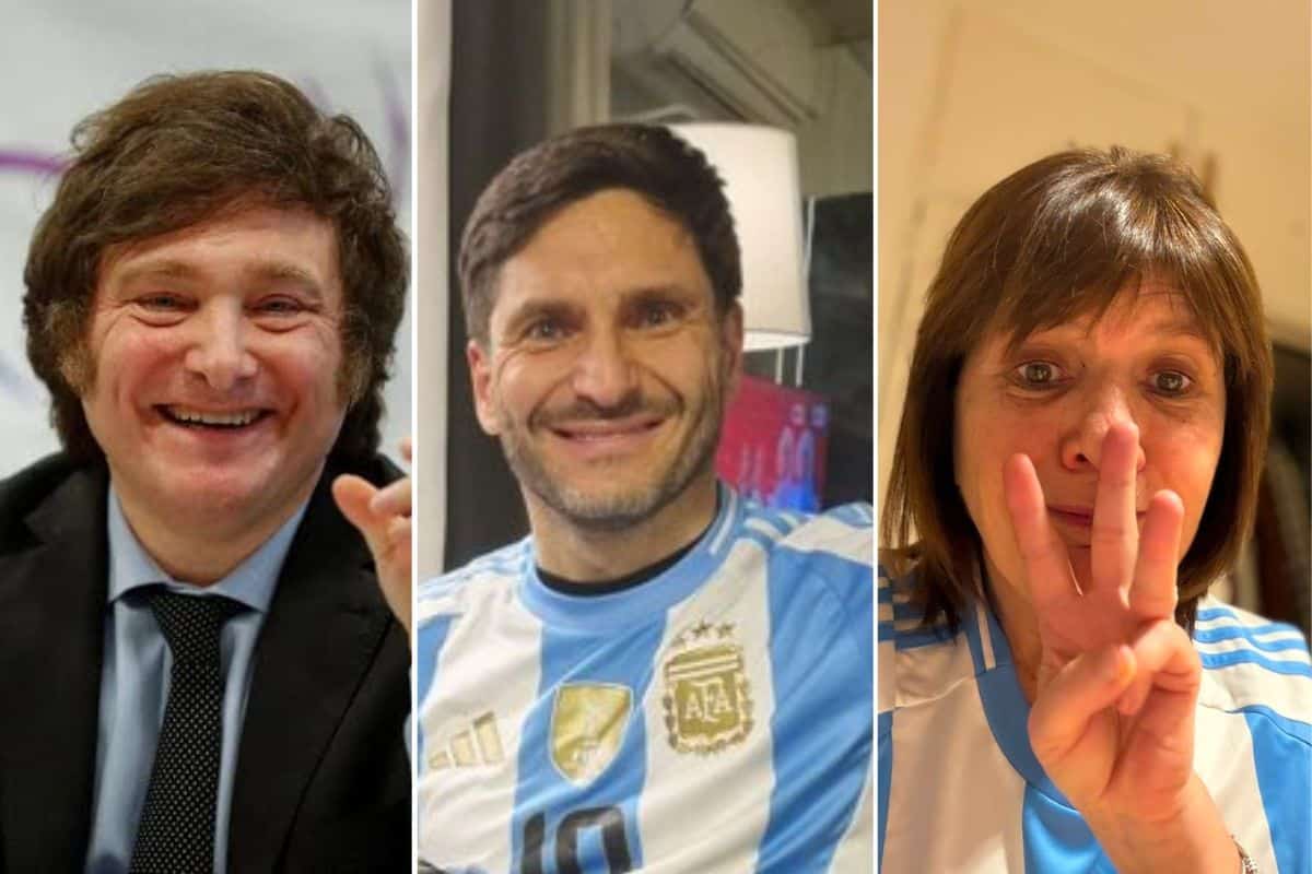 Milei, Pullaro y Bullrich