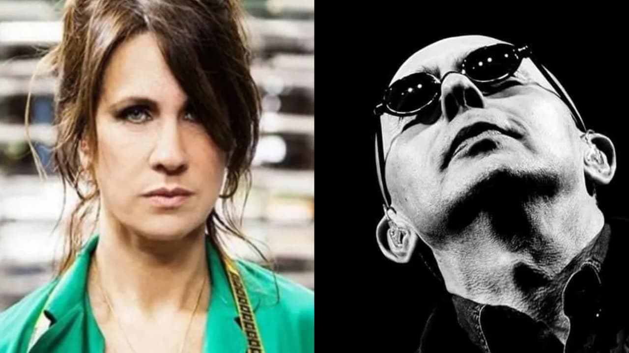 Nancy Dupláa y el Indio Solari