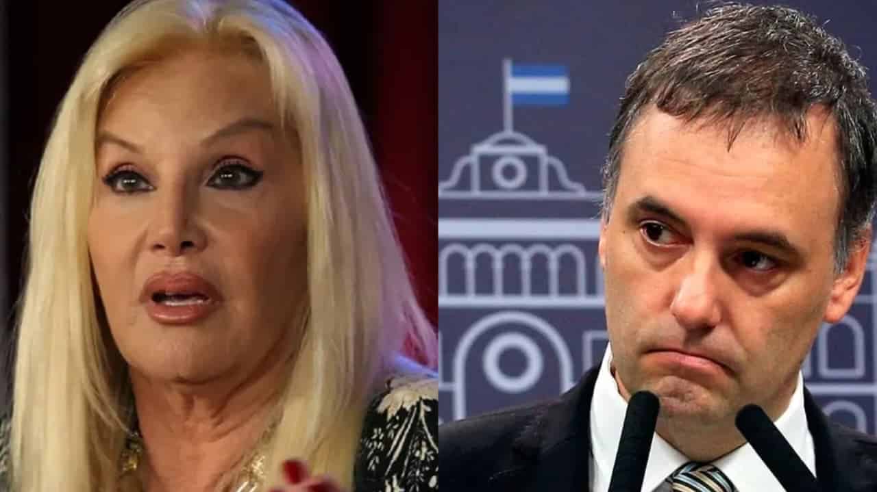 Susana Giménez y Manuel Adorni