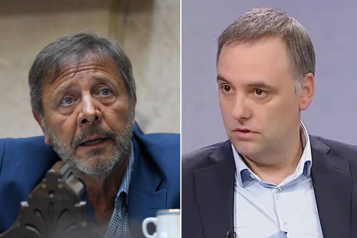 Oscar Zago y Manuel Adorni