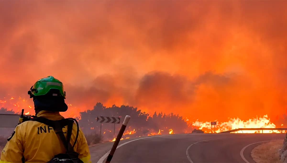 Incendio España
