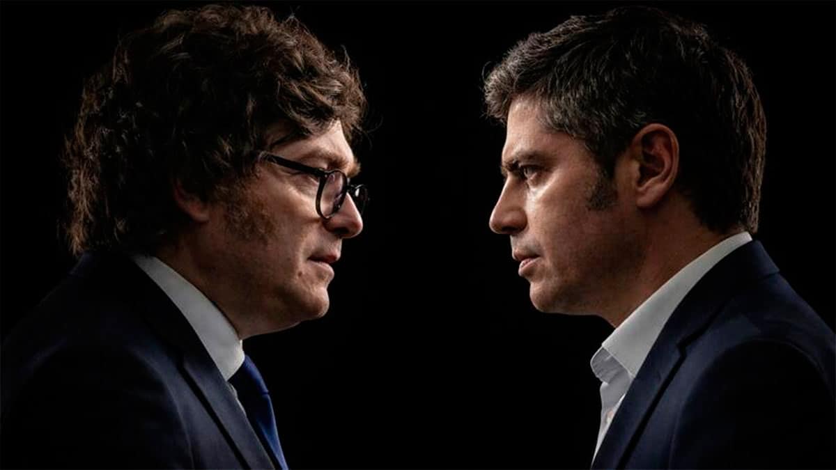 Javier Milei Axel Kicillof