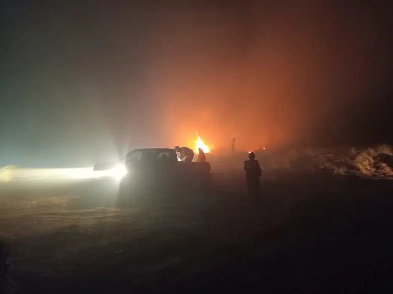Incendios provocados en la Bodega federico Mena Saravia en Catamarca