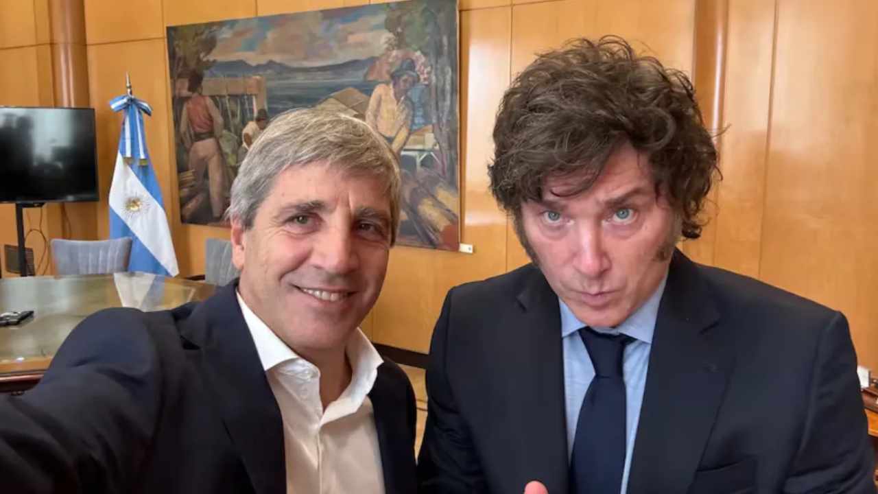Javier Milei Itai Hagman Luis Caputo