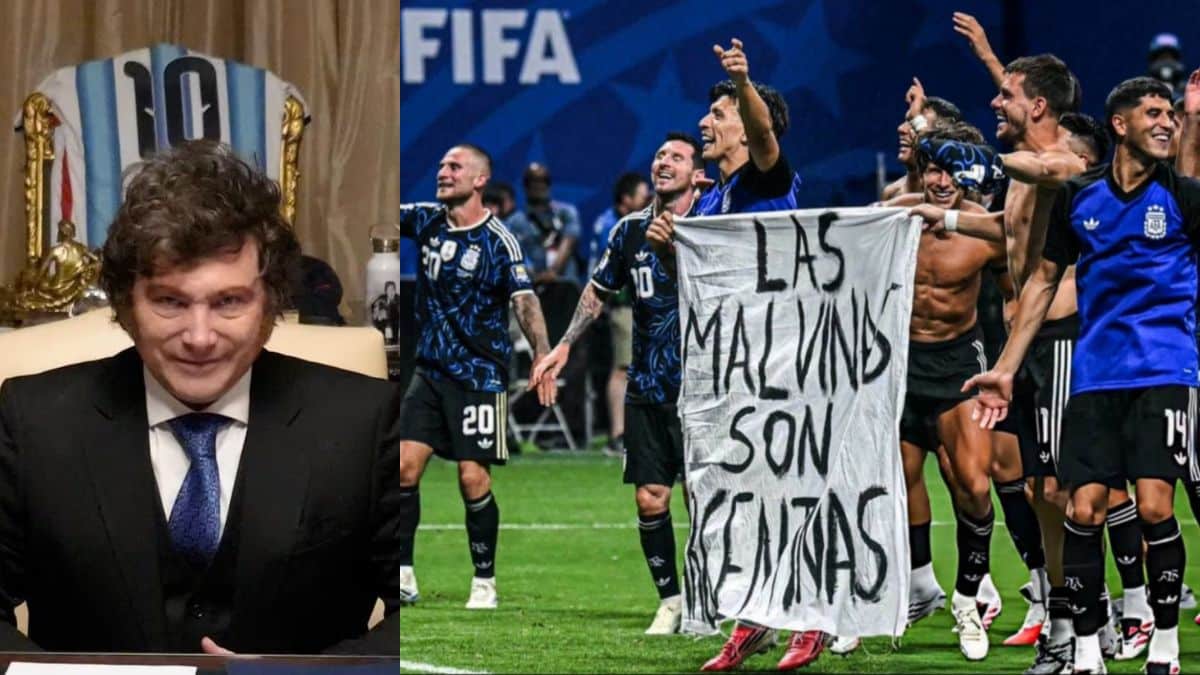 Javier Milei Selección Argentina Islas Malvinas
