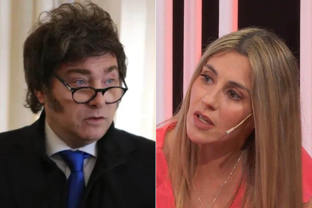 Javier Milei y Marcela Pagano