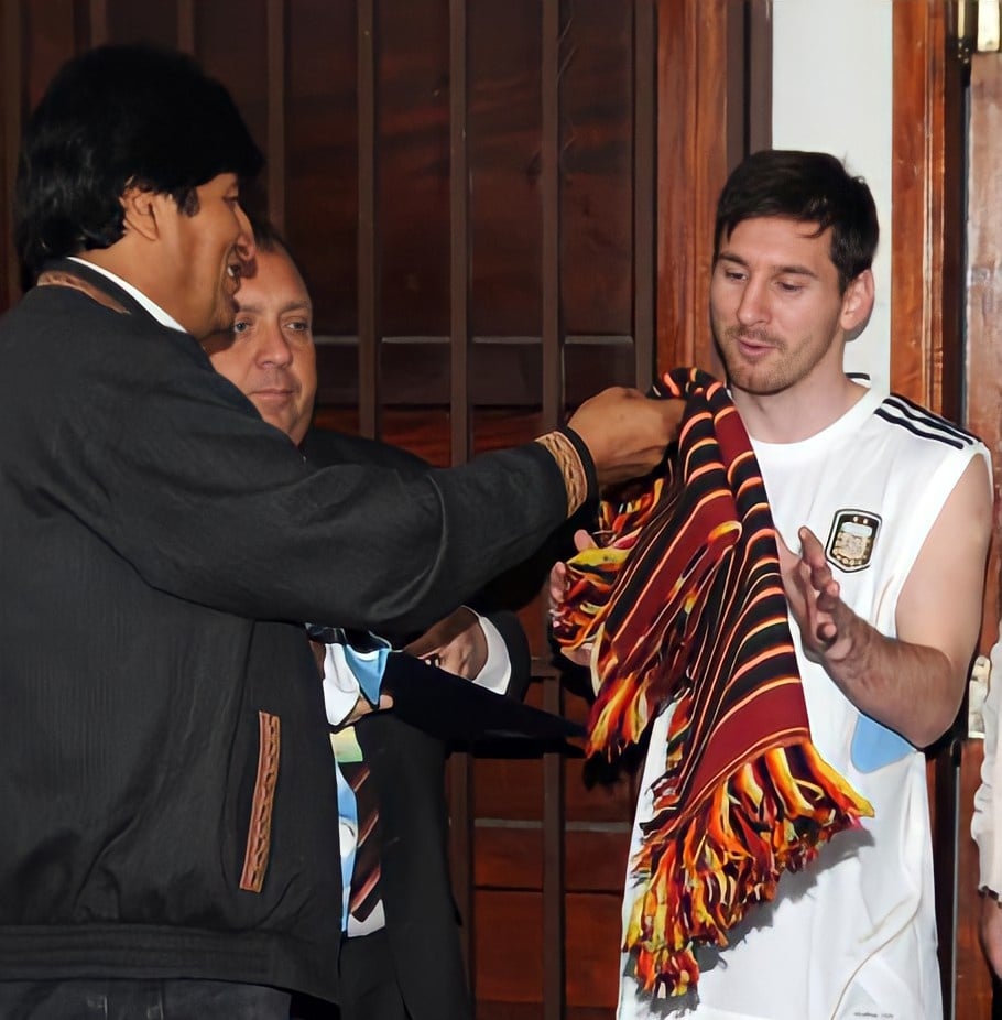 Evo Morales Messi