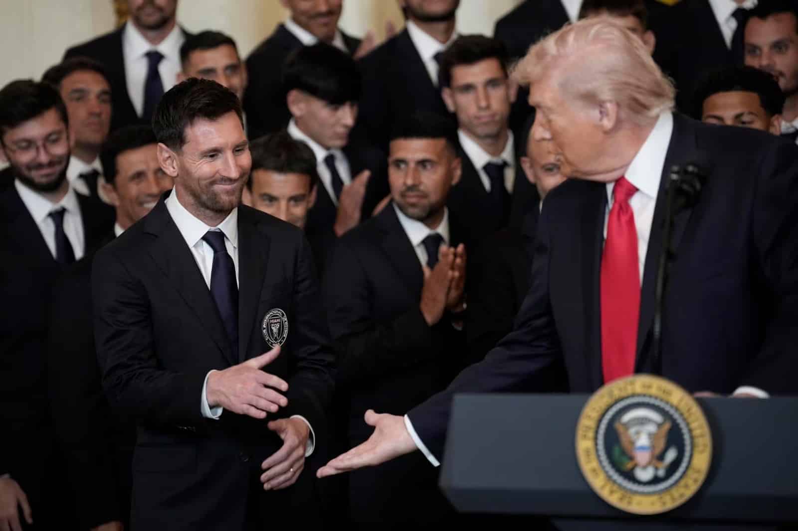 messi trump