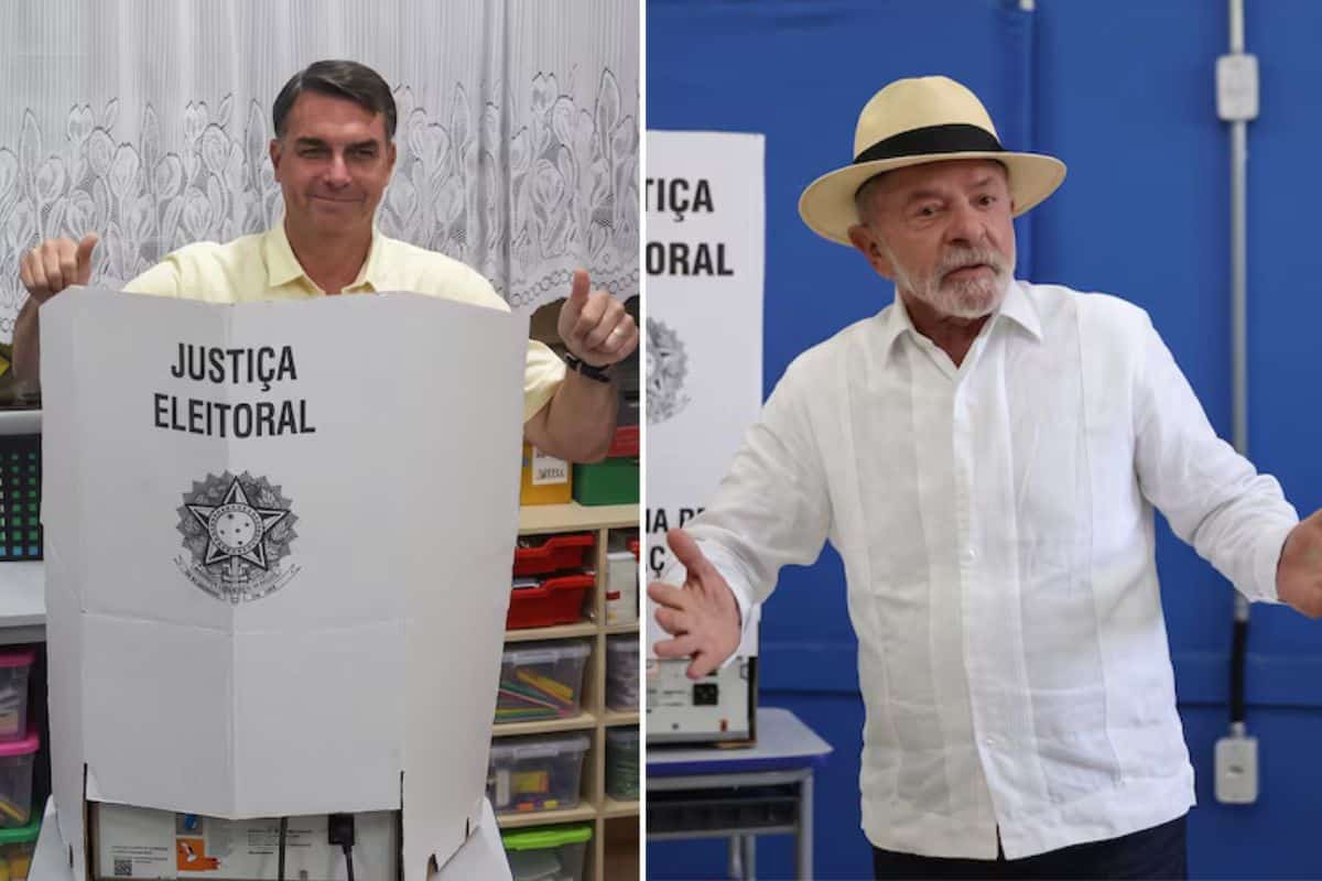 Flávio Bolsonaro y Lula da Silva